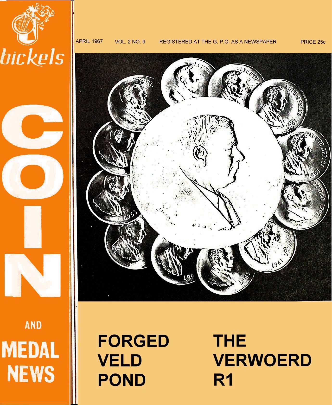 Bickels Coin & Medal News April 1967 Vol 2 No 9